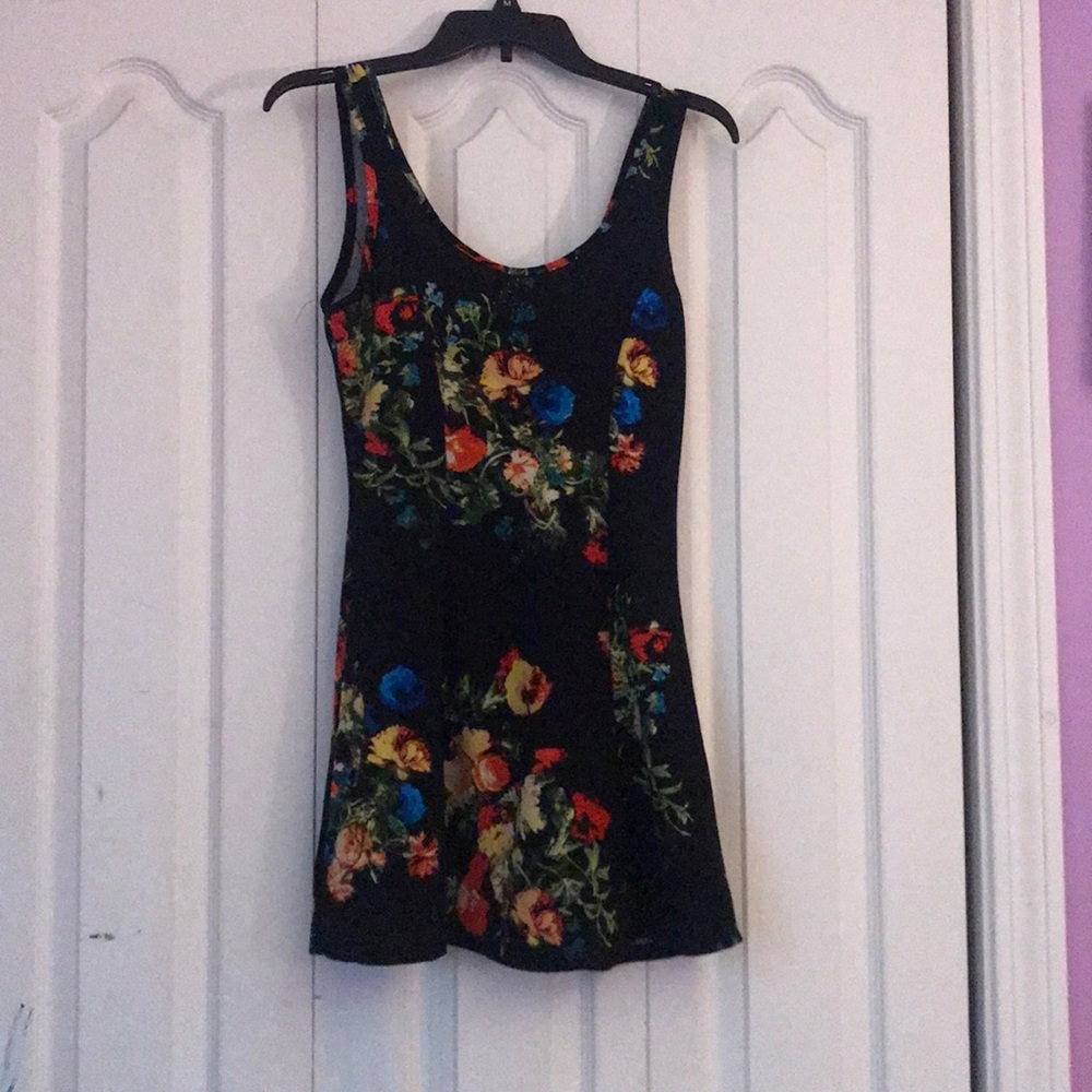 floral mini dress